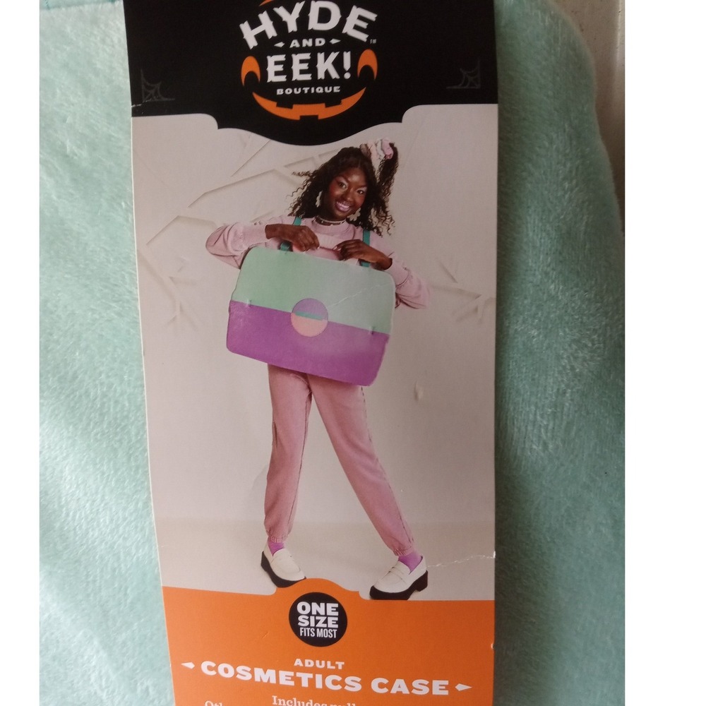 Hyde and Eek Boutique Plush Cosmetics Case Costume Mint Purple Pink